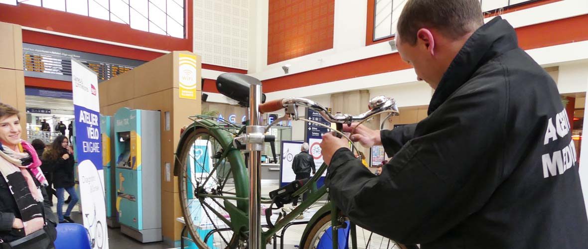 Révisez votre vélo gratuitement en gare de Mulhouse | M+ Mulhouse