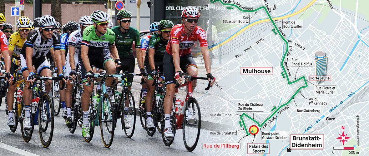 Avant-première : découvrez le tracé mulhousien du Tour de France | M+ Mulhouse