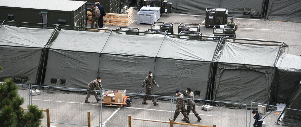 Covid-19 : L’hôpital militaire de campagne s’en va mais la vigilance reste de mise | M+ Mulhouse