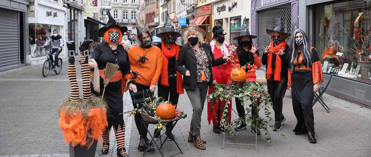 Commerçant(e)s des Zenriettes : une déco d’Halloween pour résister au Covid-19 | M+ Mulhouse