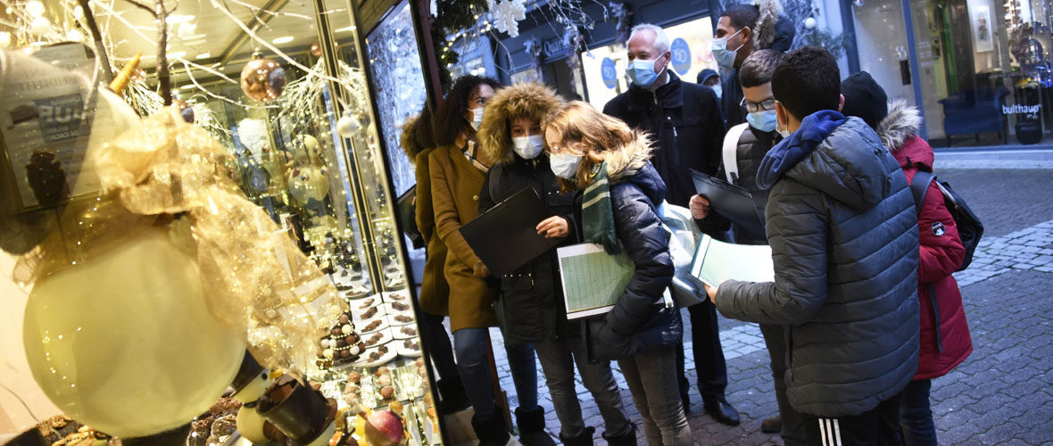 Concours : les jeunes élus notent les plus belles vitrines de Noël | M+ Mulhouse