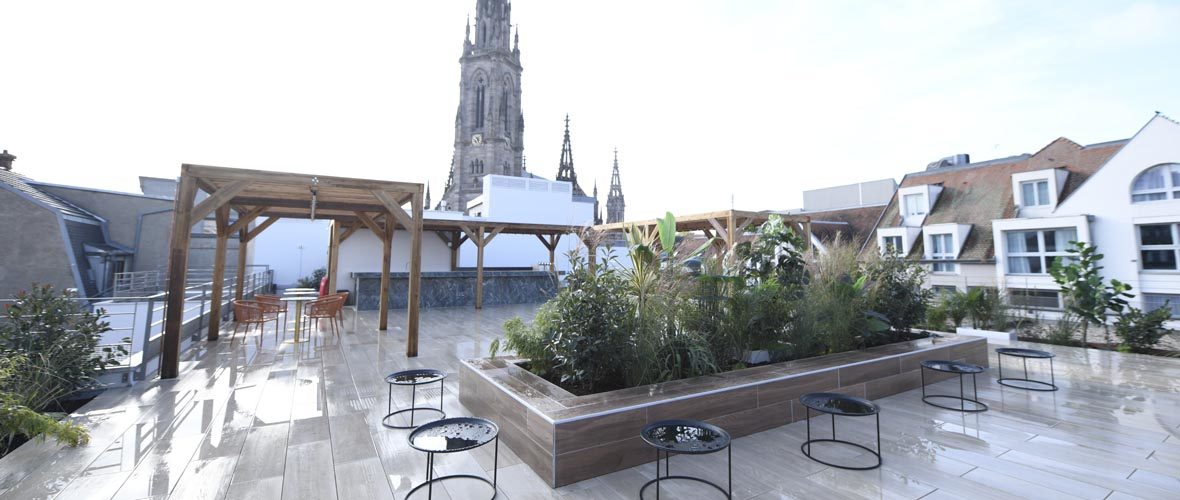Commerces : le premier rooftop d’Alsace et le plein de nouveautés à Mulhouse | M+ Mulhouse