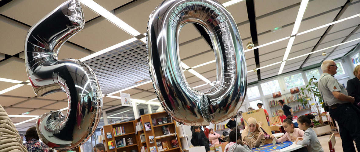 La bibliothèque des Coteaux fête ses 50 ans | M+ Mulhouse