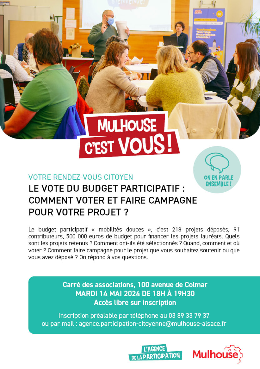 RDV Citoyen "Le vote du budget participatif : comment voter et faire campagne pour votre projet?"