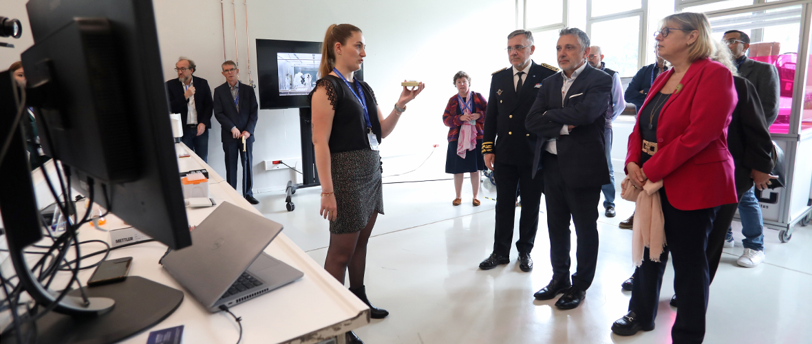 L’innovation et l’excellence scientifique au cœur de la visite de la ministre de l’Enseignement supérieur à l’UHA | M+ Mulhouse