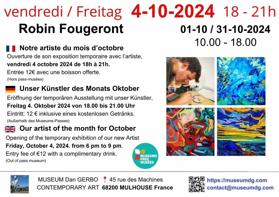 Exposition temporaire de Robin Fougeront