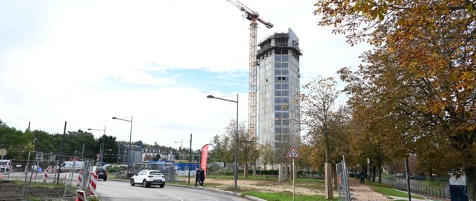 Quartier gare : dans les coulisses du chantier de la Tour Elithis