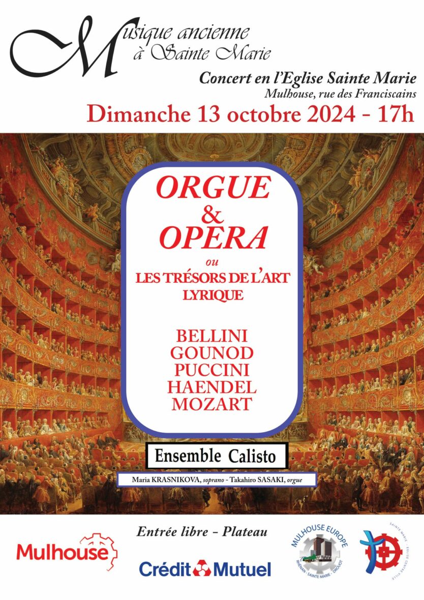 Concert : « Orgue and Opera » ou les trésors de l'art lyrique