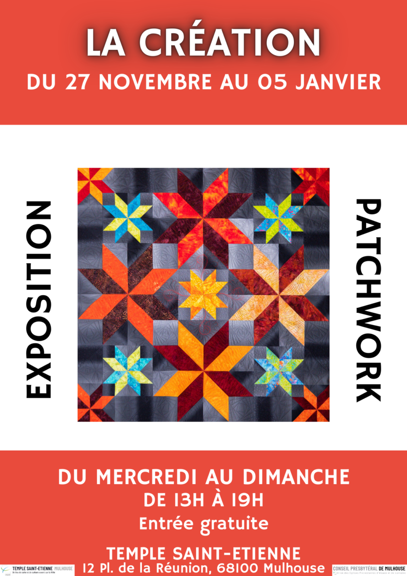 Exposition de l’Avent (patchwork) : La Création