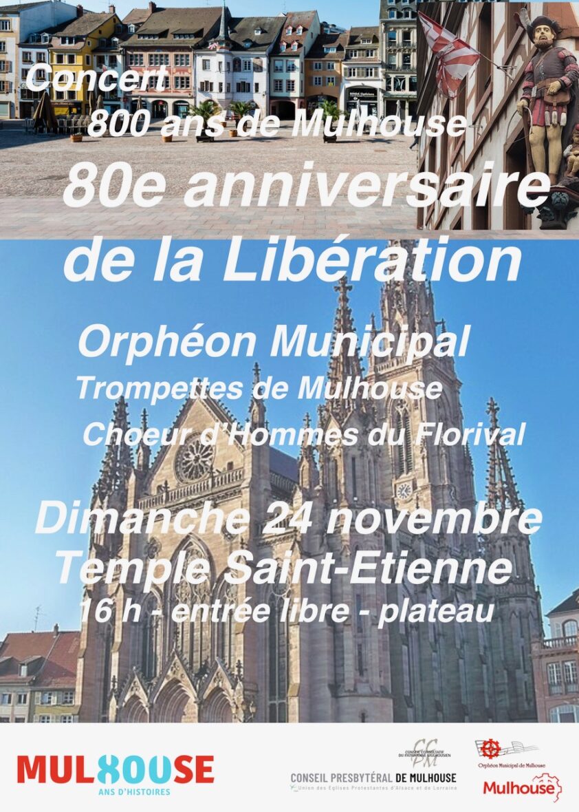 Concert historique, avec l'Orphéon Municipal de Mulhouse