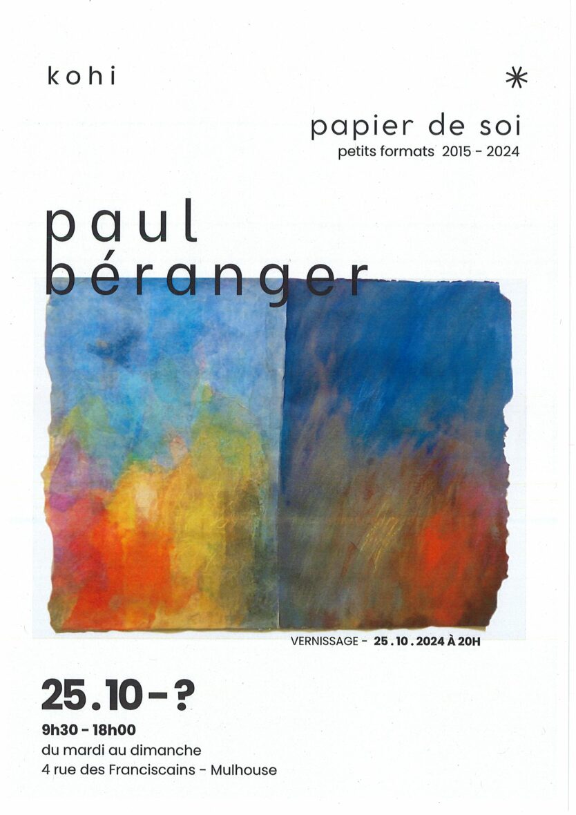 Exposition : papier de soi